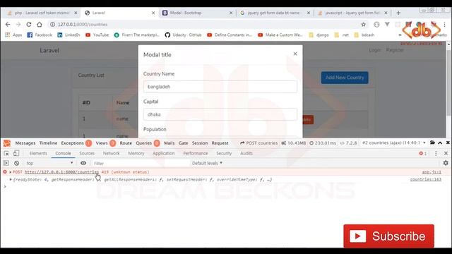 Fetching API data using AJAX GET and POST request | Dropdown Selection Data Load with Ajax & Larave смотреть онлайн