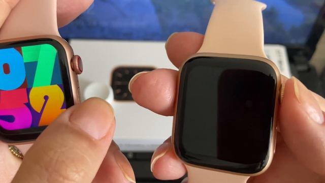 SMARTWATCH W56 Watch 6 vs DT7 Mini Watch 7-8 Versões 40mm e 41mm - Comparativo смотреть онлайн