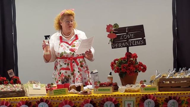 Linda B And Products Made With Scented Geraniums