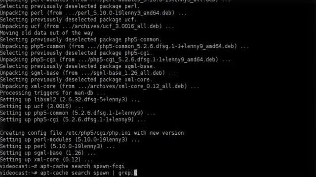 Rackspace Cloud: Initial config and PHP FastCGI setup смотреть онлайн