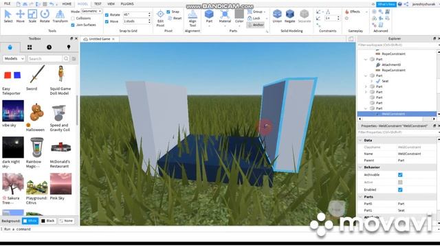 КАК СДЕЛАТЬ КАЧЕЛИ В РОБЛОКС СТУДИО смотреть онлайн