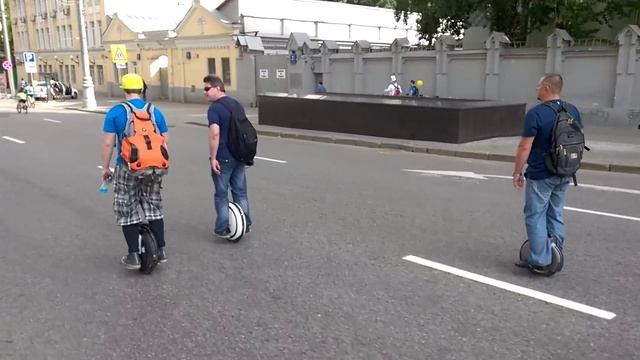 Моноколеса на московском велопараде 2015 смотреть онлайн