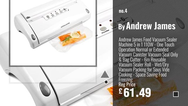 Top 10 Vacuum Sealers [2018]: Aicok Vacuum Sealer, 3 In 1 Automatic / Manual Food Sealer, One-Touch смотреть онлайн