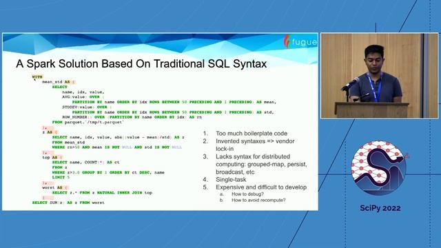 Comparing the Different Ways to Scale Python & Pandas Code- Shaswat Shah | SciPy 2022 смотреть онлайн