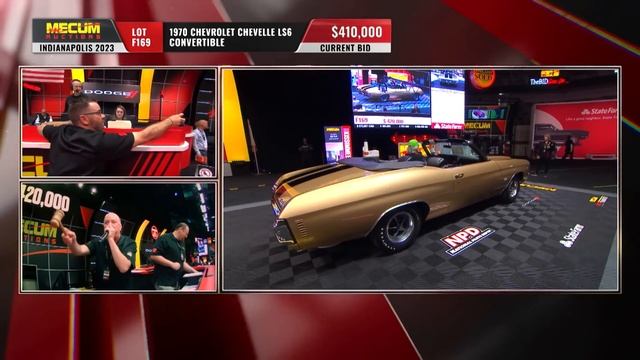 SOLD for $425,000 1970 Chevrolet Chevelle LS6 Convertible // Mecum Indy 2023 смотреть онлайн