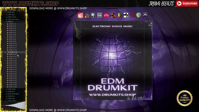 [FREE] EDM DRUM KIT 2024 | Free Drum Kit Download