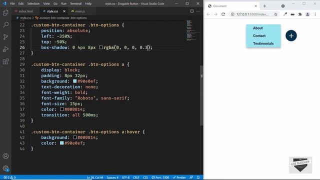 How To Create A Draggable Button For Your Website - Live Blogger смотреть онлайн