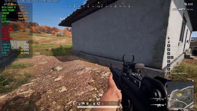 RTX 3060 TI tested in PUBG: BATTLEGROUNDS | Max setting 2K смотреть онлайн
