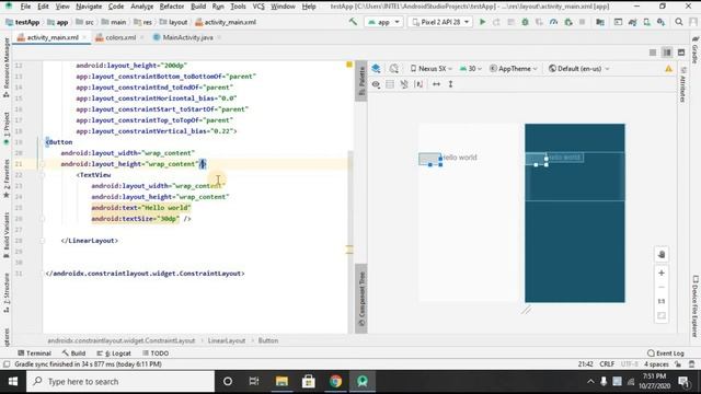 Android App Development Complete in 1 Hour (Hindi) || Learn Android studio in Hindi || Make Your Ap смотреть онлайн