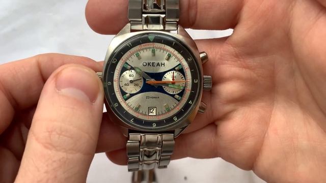 Видеообзор на легендарный советский стальной хронограф Океан 3133 1 Московского часового завода смотреть онлайн