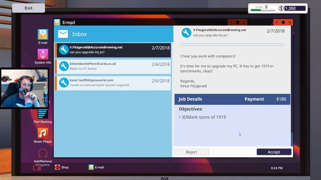 PC Building Simulator - Ein Mysteriöser Bluescreen #012 - Lets Play IT Simulator Deutsch смотреть онлайн