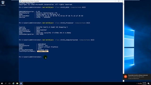 Using PowerShell - Collecting Information About Computers (Processor,Disks,RAM ...) смотреть онлайн