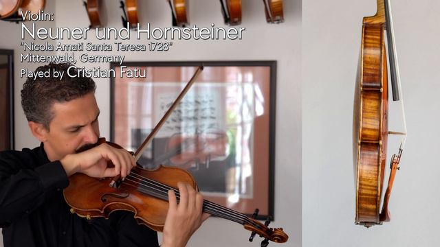 Neuner und Hornsteiner "Amati" model violin, Germany / Cristian Fatu / at the Metzler Violin Shop смотреть онлайн