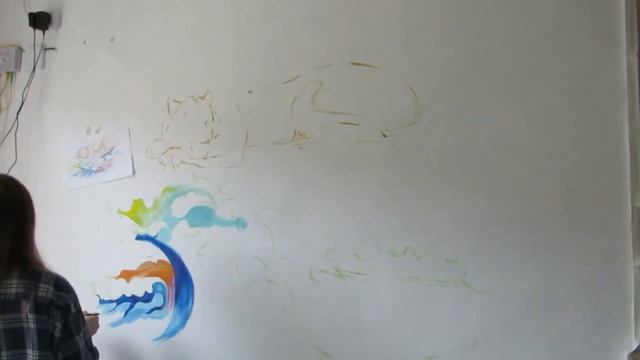 Рисую на стене Часть1