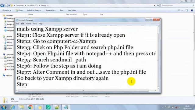 How to send mail in php using Xampp/Wampp server | Arun Techsupport смотреть онлайн