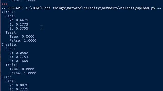 Harvard AI with Python: Heredity смотреть онлайн