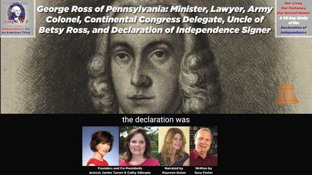 Gary Porter | George Ross of PA: Minister, Lawyer, Army Col., Continental Congress, Betsy Ross Uncl смотреть онлайн