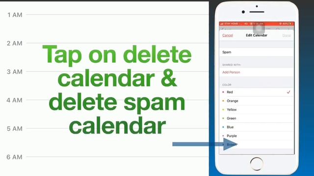 How to Delete iPhone spam calendar virus 2020 iOS 13 / Remove calendar virus in iPhone смотреть онлайн