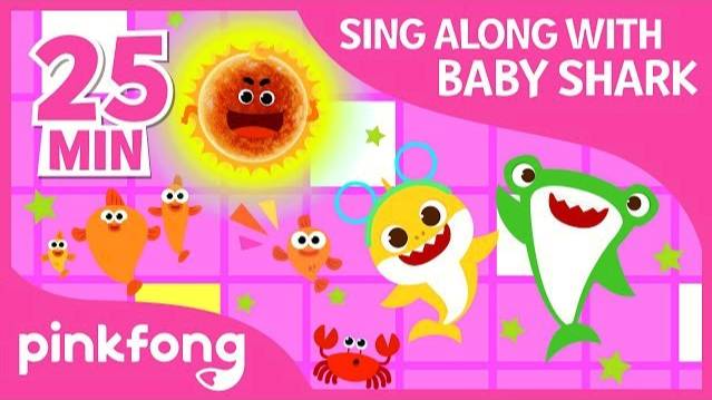 Sharky Shuffle And More | Sing Along With Baby Shark | +Compilation | Pinkfong Songs For Children