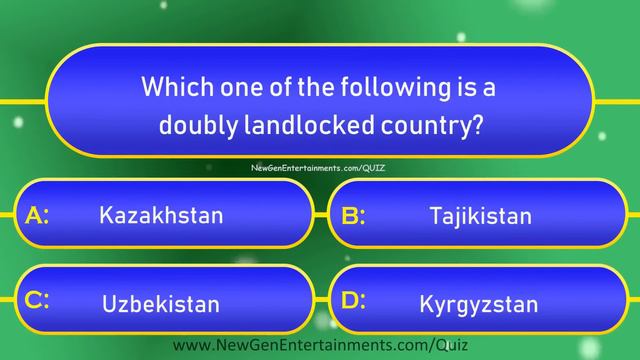 100 World Geography Questions & Answer | Geography General Knowledge Quiz For Students