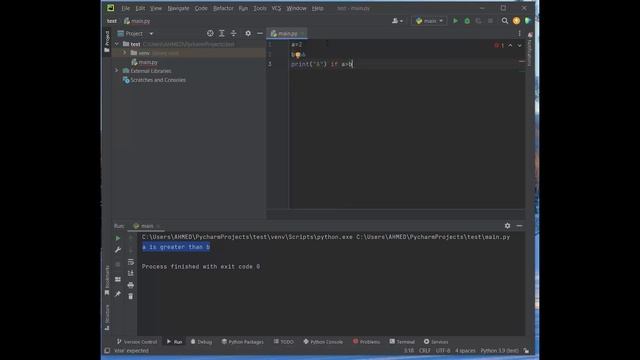 Python If ... Else смотреть онлайн
