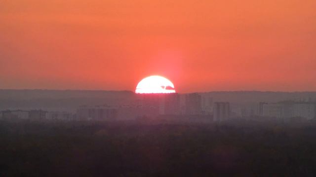 блог аквариумиста 24 09 2023 полный закат солнца над рекой белая. природа осенью.город уфа. красота смотреть онлайн