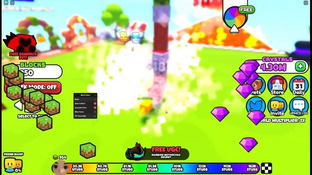[UGC LIMITED] Roblox Block Race Script - Infinite Crystals | Collect Block смотреть онлайн