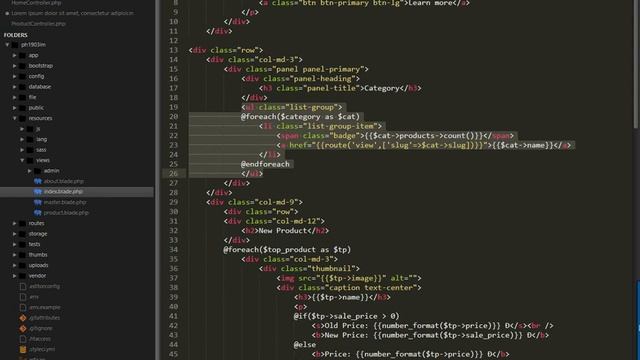 Laravel-shopping phần 35 Sản phẩm theo danh mục - chi tiết sản phẩm смотреть онлайн