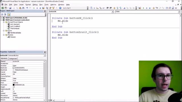 VBA: základy programování formulářů (v Excelu) смотреть онлайн