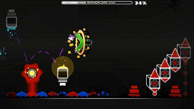 GeometryDash. Прохождение easy demon Insomnia смотреть онлайн