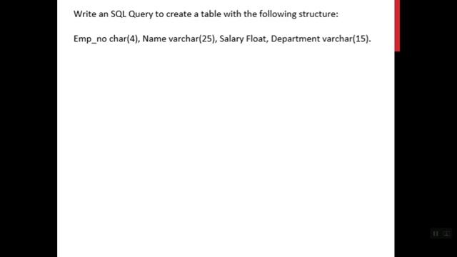SQL CLASS 10 CBSE Question смотреть онлайн