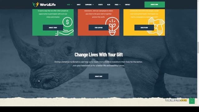 Nana - Crowdfunding and Charity WordPress theme смотреть онлайн