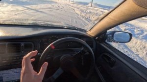 Зимний дрифт  - ДРИФТ от первого лица на Марк 2 90