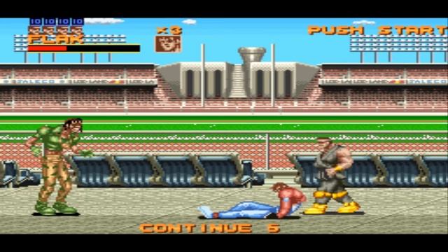 Rival Turf Snes gameplay смотреть онлайн
