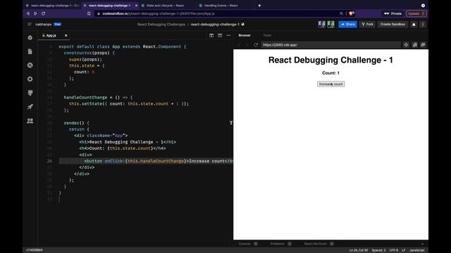 React Debugging Challenge #1 - Deconstructed! смотреть онлайн