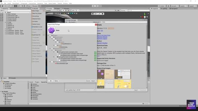 Unity Game Creator Tutorial - Installing Stats Module - 23 - Make a 3D Platformer смотреть онлайн