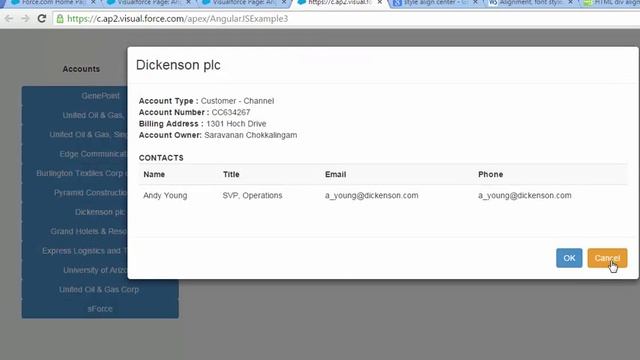 Angular JS Modal Dialog смотреть онлайн