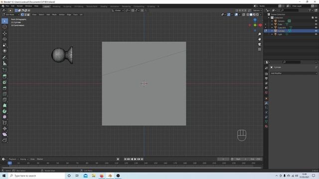 Blender 2.92 Tutorial: How To Recenter Or Reposition The Cursor/Axis And Origin/Pivot Positions. смотреть онлайн