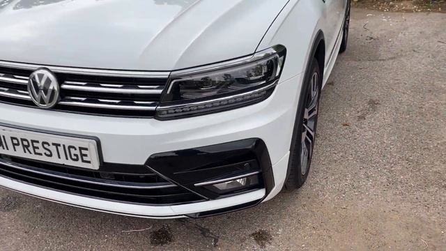 VW Tiguan 2.0BiTDI R Line DSG Auto Pure White смотреть онлайн