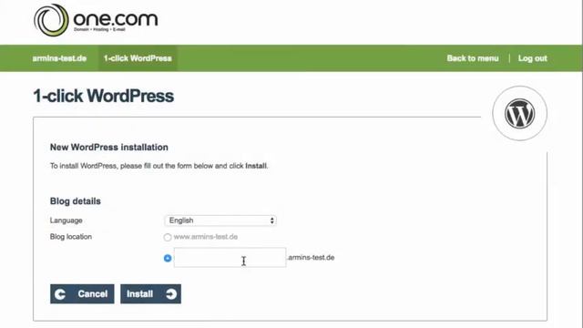 Learn how to install WordPress in One.com смотреть онлайн