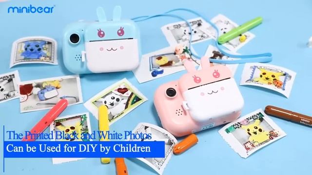 Instant Camera for Kids ! Shoot & Print Instantly ! Minibear 2021 смотреть онлайн
