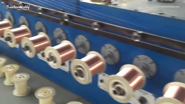 Brushless motor copper wire drawing offline production смотреть онлайн