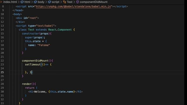 SetState & ComponentWillMount example - state كيفية الاستخدام وكيف نقوم بتغيرال setState باستخدام ا смотреть онлайн