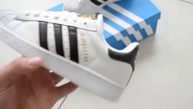 Женские кроссовки Adidas Superstar белые смотреть онлайн