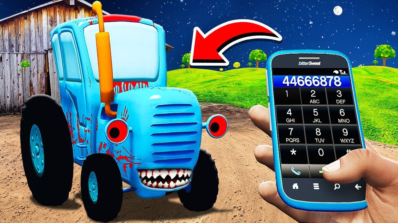 ПОЗВОНИЛ КОШМАРНОМУ СИНЕМУ ТРАКТОРУ И ОН ПРИШЁЛ КО МНЕ! ГТА 5 МОДЫ МУРКА смотреть онлайн