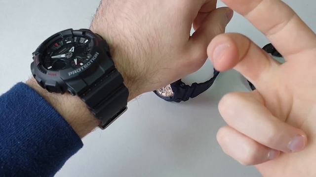 CASIO G-SHOCK GMA-S120MF-2A2. Позиционирование линейки GMA