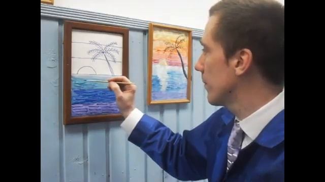рисуем Закат смотреть онлайн