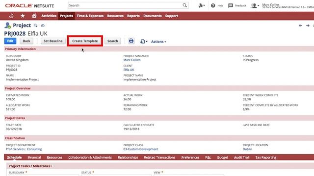 NetSuite SuiteSuccess UK: Project Management смотреть онлайн