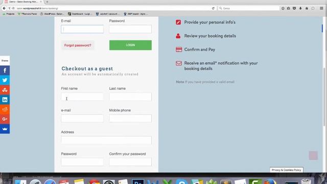 Salon Booking Wordpress plugin - Chapter 1 - booking form смотреть онлайн