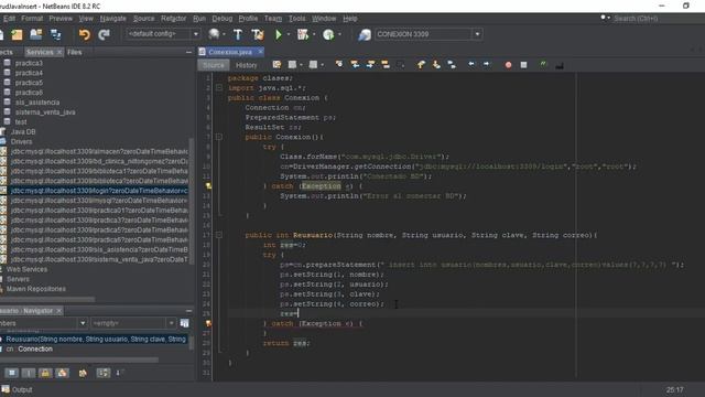 CRUD en JAVA y MySQL | Registrar Usuario смотреть онлайн